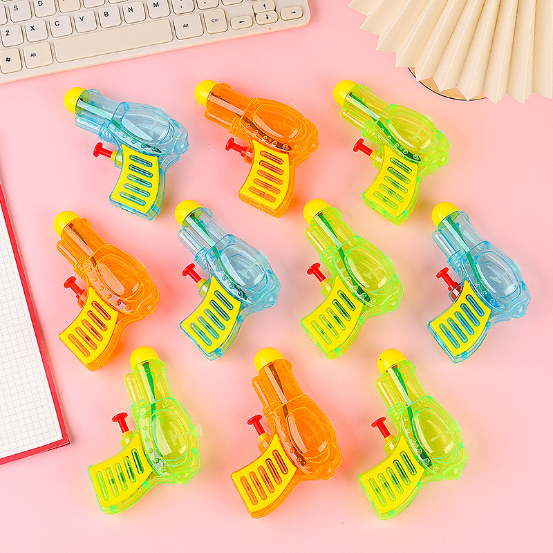 

6Pcs Summer Beach Transparent Spray Water Guns Toy for Kids Birthday Party Favors Baby Shower Pool Party Gifts Pinata Fillers