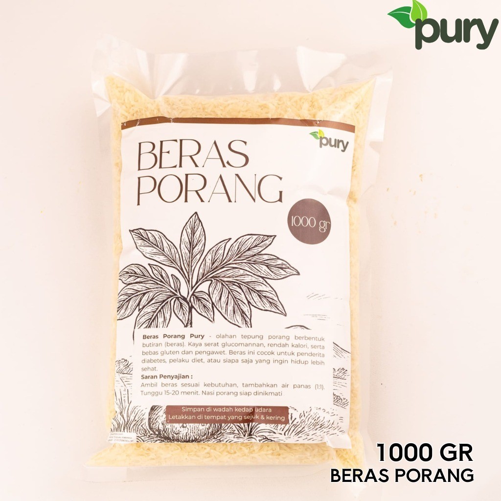 

PURY - Porang / Beras Porang / Beras Shirataki / Beras Konjac