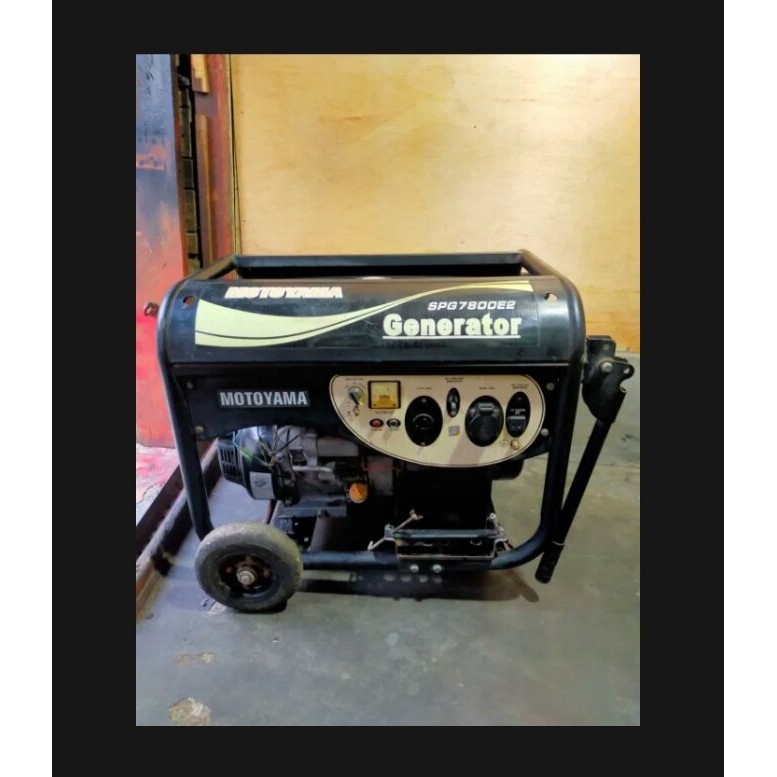 

genset generator 7000 Watt, merek motoyama, Made in Taiwan, Bks normal tinggal pakai