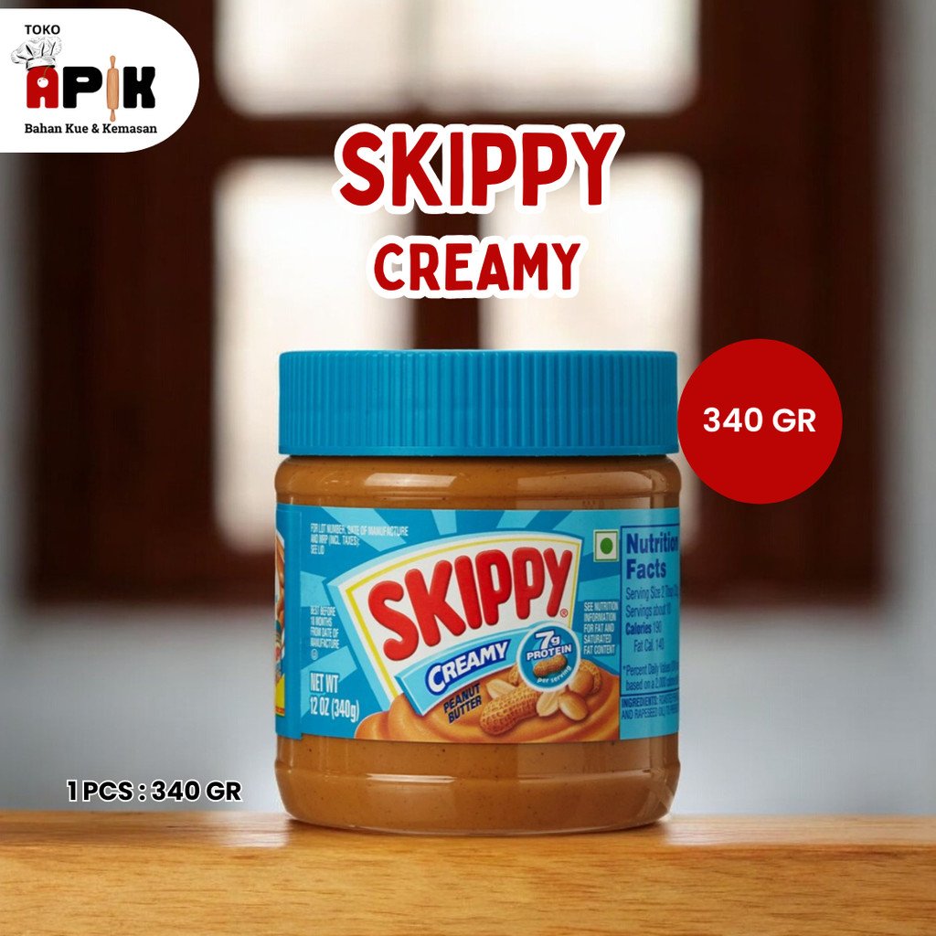 

SKIPPY SELAI CREAMY PEANUT BUTTER 340gr / SKIPPY CREAMY PEANUT BUTTER / Kacang