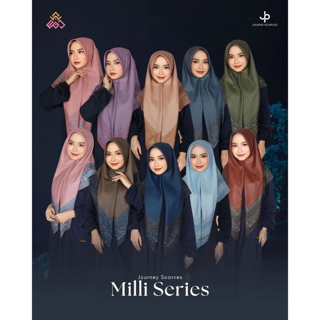 Hijab Milli Series Journey KW Hijab Terbaik Indonesia