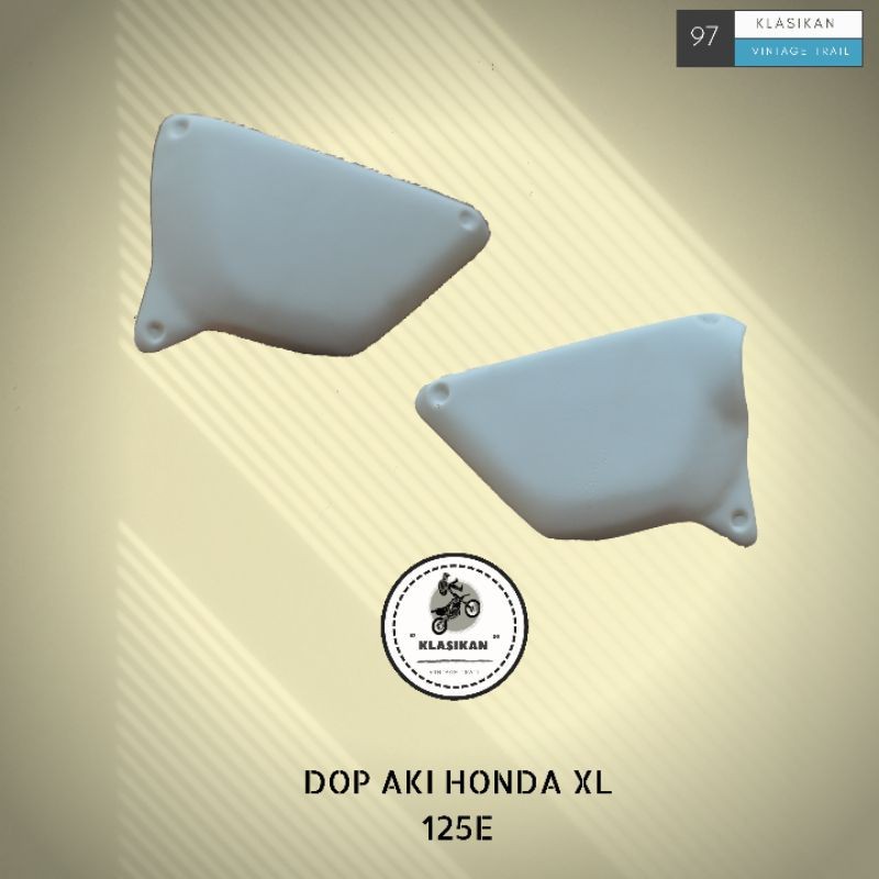 Dop Aki Honda XL 125E Bahan PVC - Cover Side XL125 E Klasik