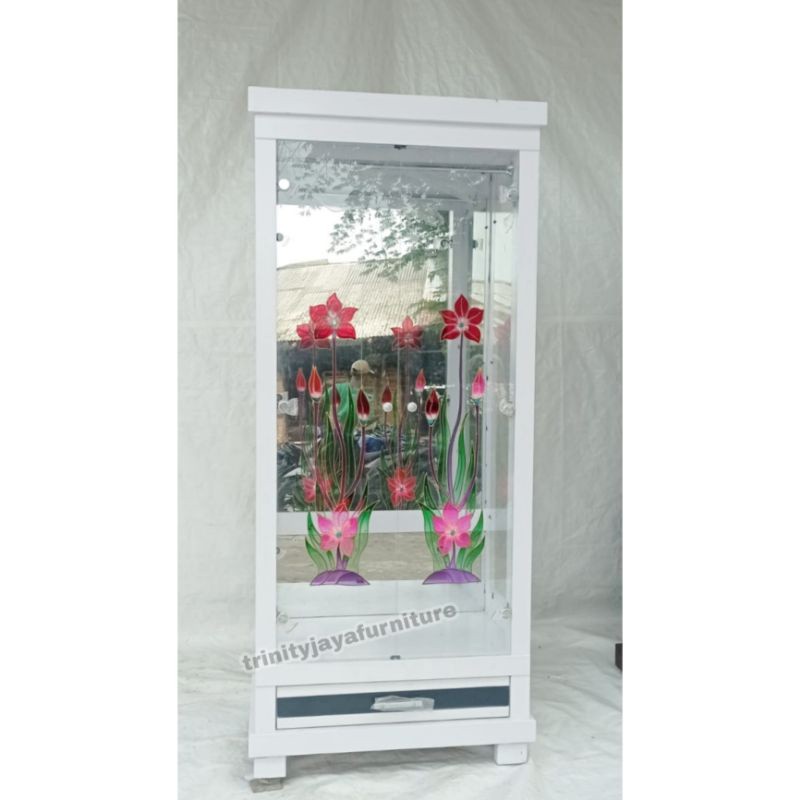 Lemari Pakaian Gantung Gamis Minimalis Kayu