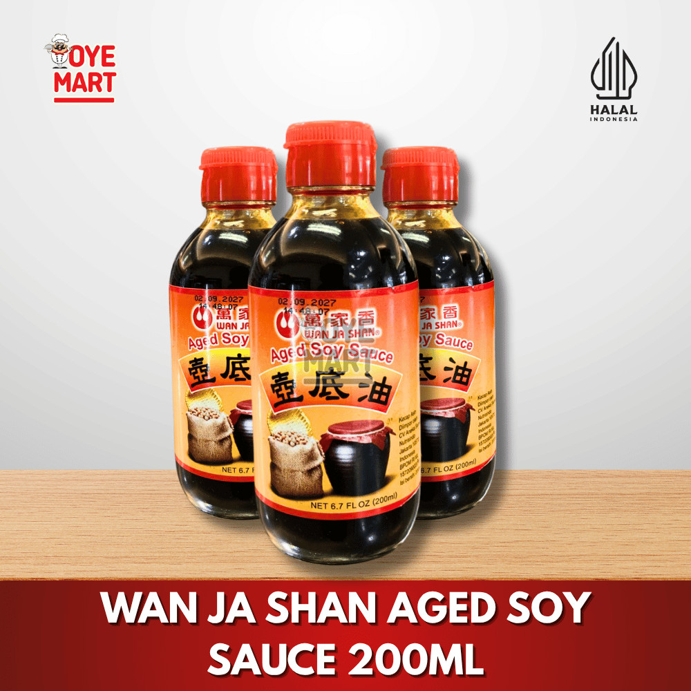 

WAN JA SHAN AGED SOY SAUCE 200ML/KECAP ASIN FERMENTASI