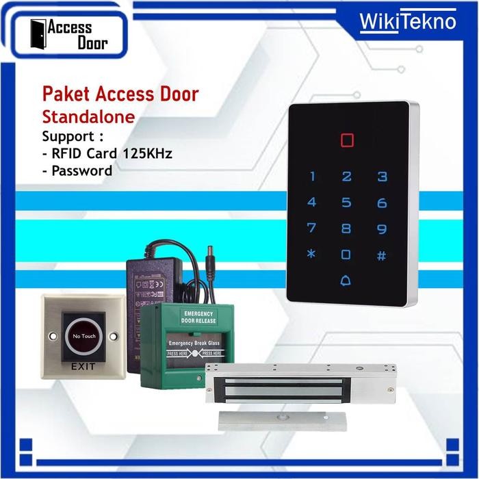 

Paket Access Door RFID Card 125KHz Standalone Access Control