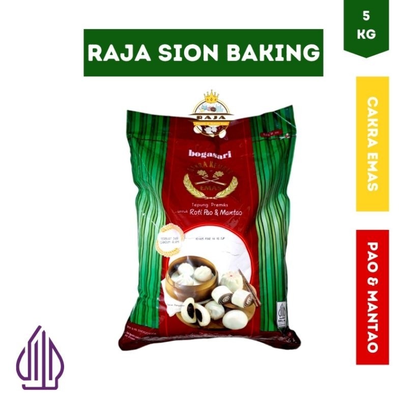 

Tepung Cakra Kembar Emas Pao & Mantao 5 KG