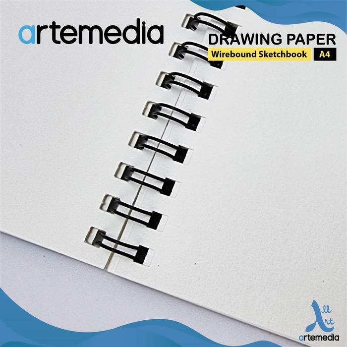 

TERLARIS! Buku Sketsa Artemedia Drawing Paper Book A4 Wire Bound Sketchbook