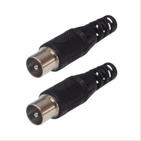 Jack Antena TV Plastik Male / Konektor Jek Antena TV Cowo (K)