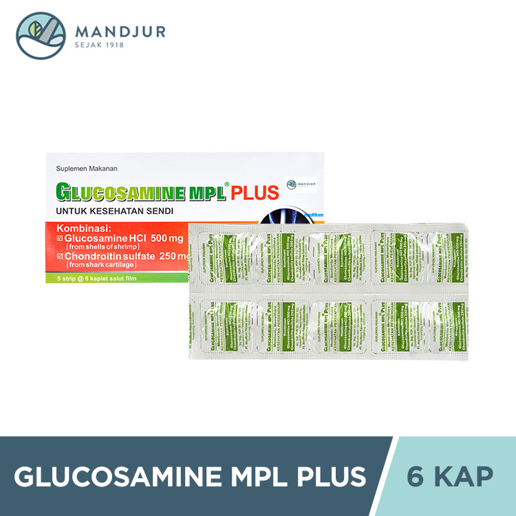 Glucosamine Mpl Plus 6 Kaplet - Suplemen Kesehatan Persendian