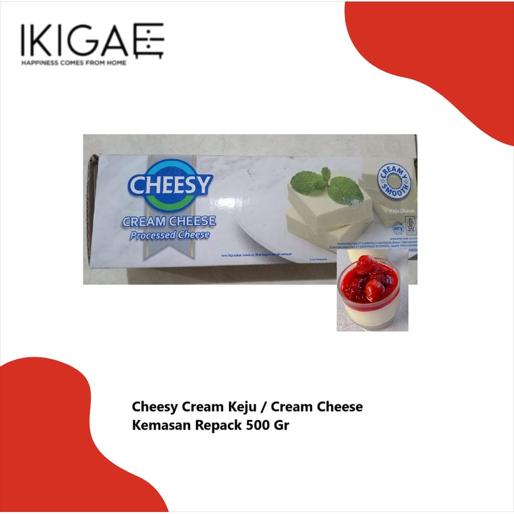 

CHEESY CREAM CHEESE / KEJU KRIM HALAL REPACK