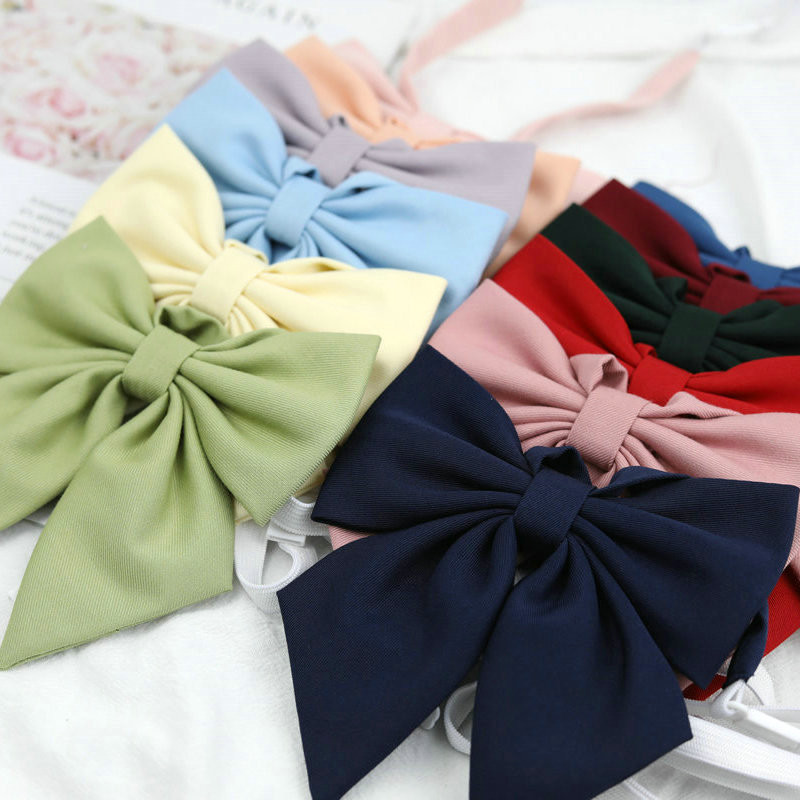 JK Uniform College Style Solid Color Female Student Bow Tie School Uniform Japanese Sailor Suit Bow 
