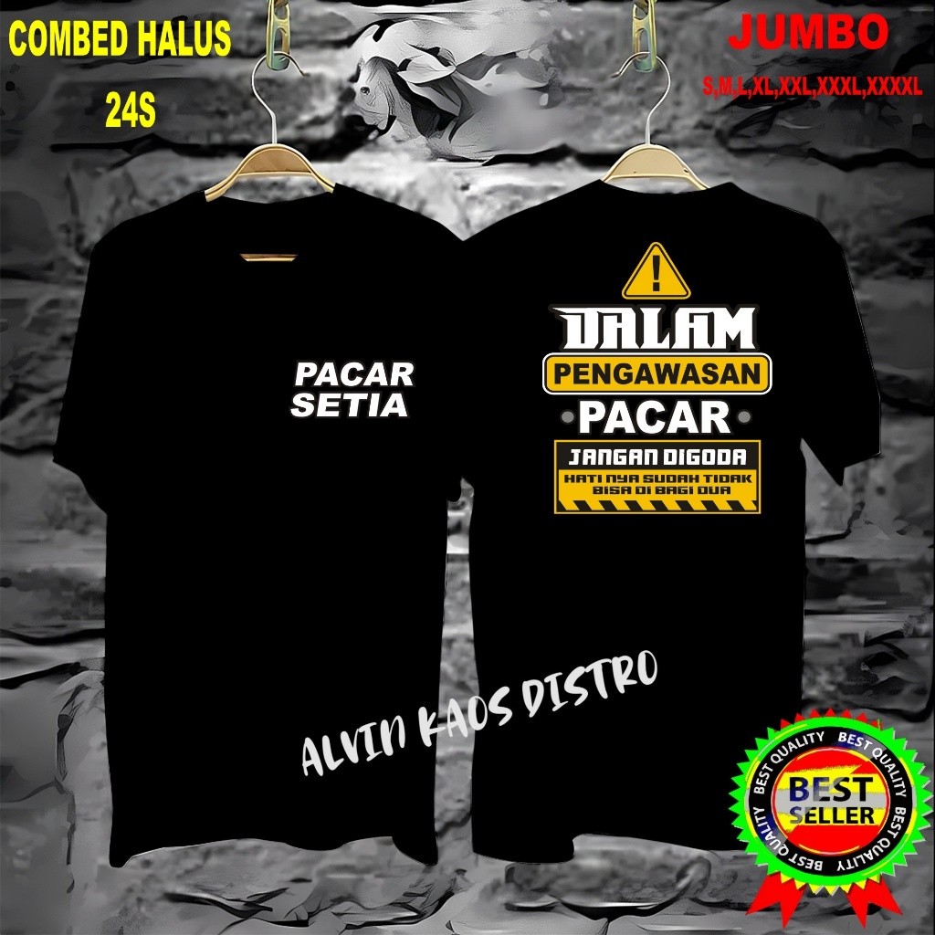 Terviral Kaos dtf Pacar setia pdk KAOS MURAH  Kaos Putih Hitam Kaos Terlaris