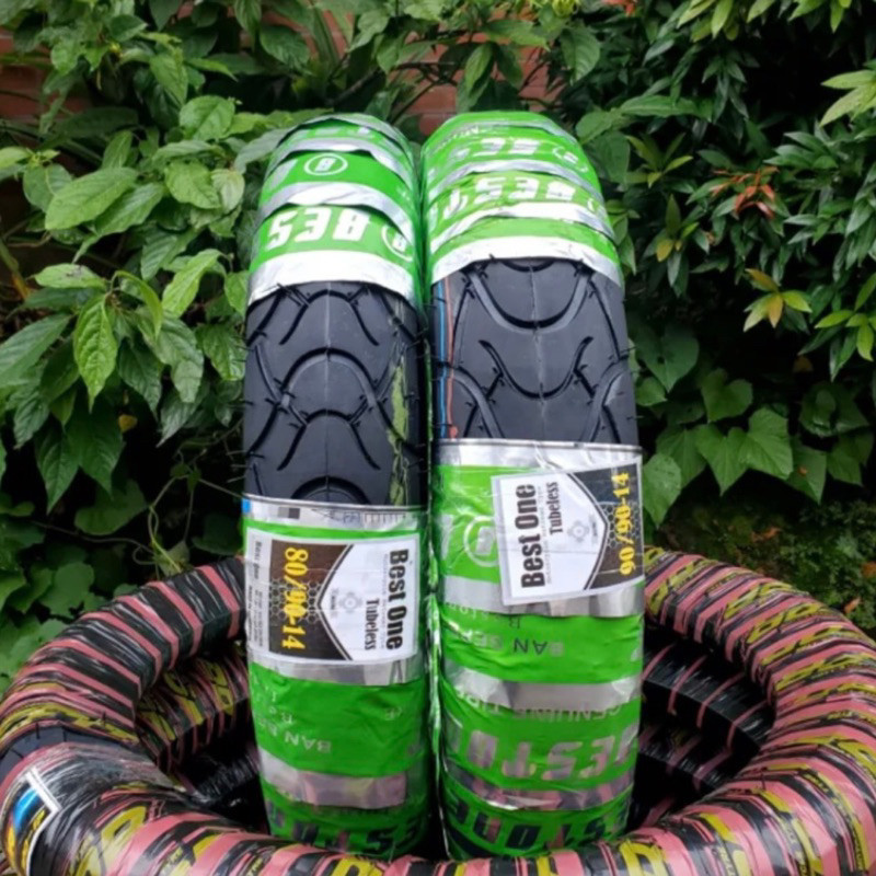 BAN METIK TUBLES UKURAN 80/90 RING 14 & 90/90 RING 14 (Pabrik Ban Murah) Fullpress