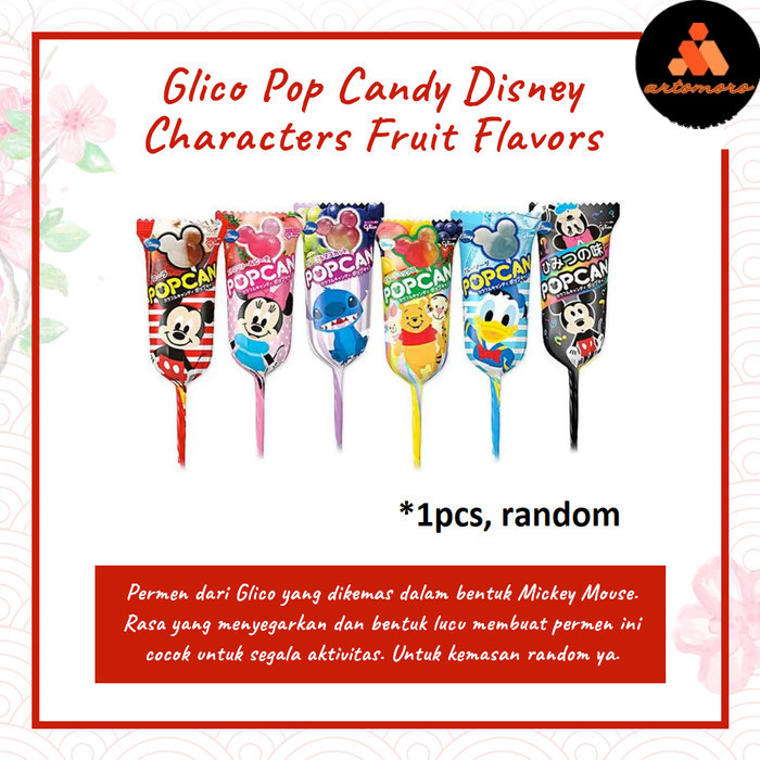 

Glico Pop Candy Disney Mickey Fruit Flavors Original Japan