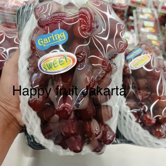 

Buah Anggur Red super manis | Anggur Red Sweet Crispy fresh 1 kg