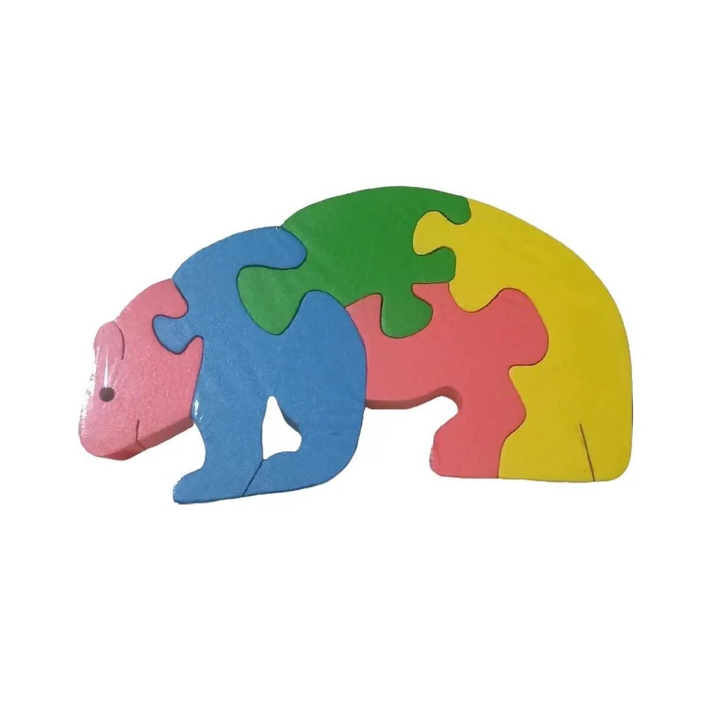 HAULA TOYS || Puzzle 3D Beruang, Mainan 3D, Gambar Beruang, Mainan Beruang