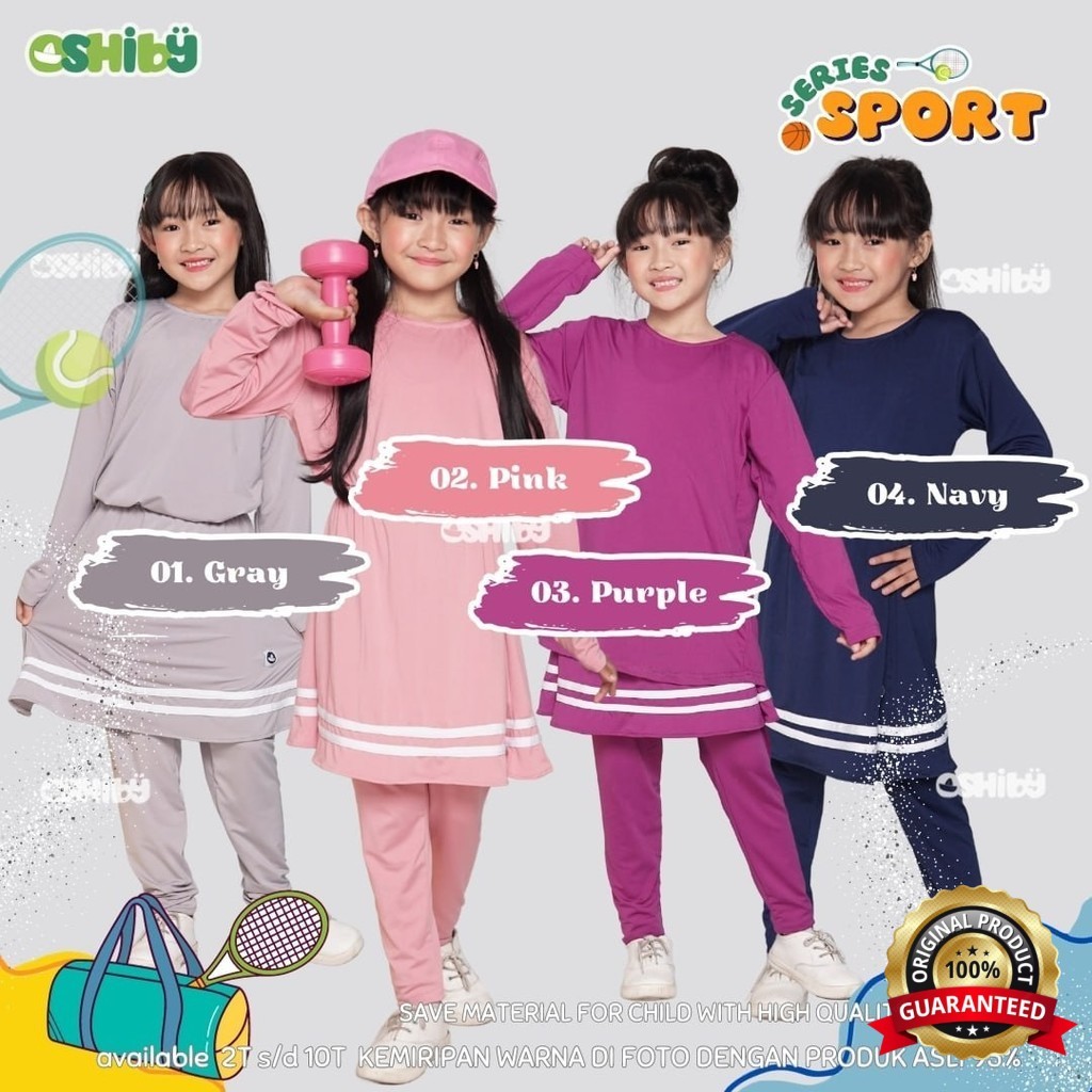 SabilaMall - Oshiby Celana Dalaman Set Leging Anak by Paku Payung