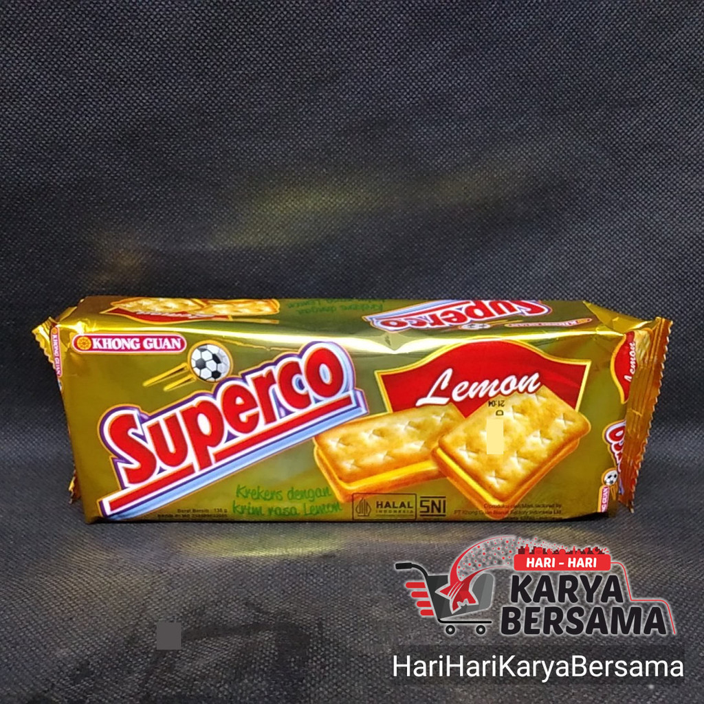 

MAKANAN RINGAN BISKUIT KHONG GUAN SUPERCO LEMON 138GR