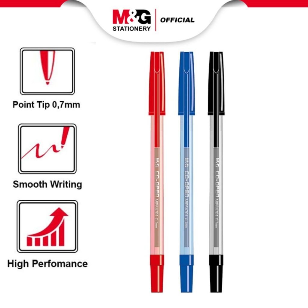 

M&G Pulpen Gel Ballpoint Ekonomis Ball Pen Tip 0.7mm/PCS