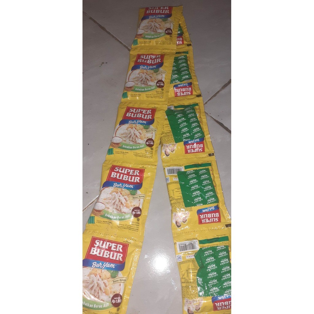 

Buryam 22gr (isi 10) / Super Bubur Buryam 22gr (renceng)