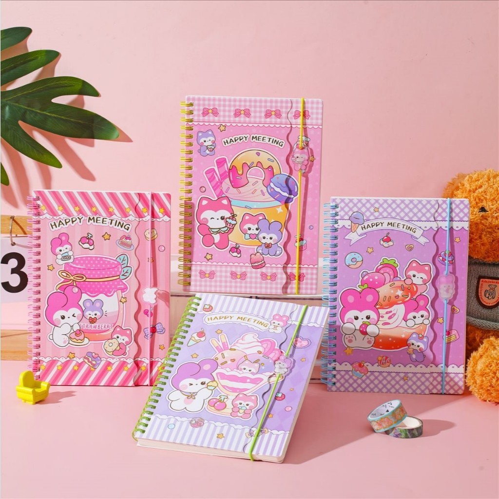 

BOBOMARTS NOTEBOOK A5 SERIES (80 LEMBAR) CUTE BUKU TULIS KARAKTER LUCU BUKU CATATAN JURNAL DIARY MURAH