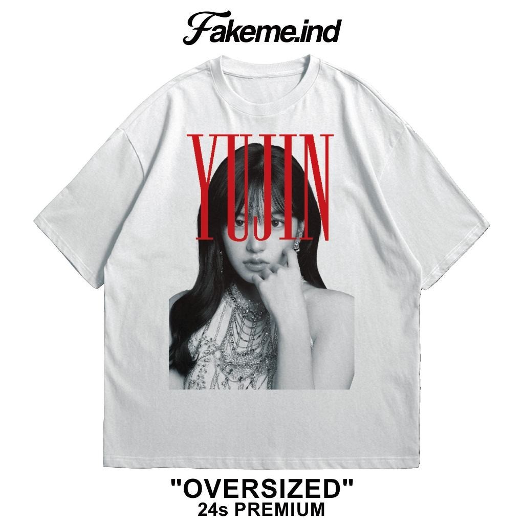 Tshirt Yujin IVE Kaos Kpop