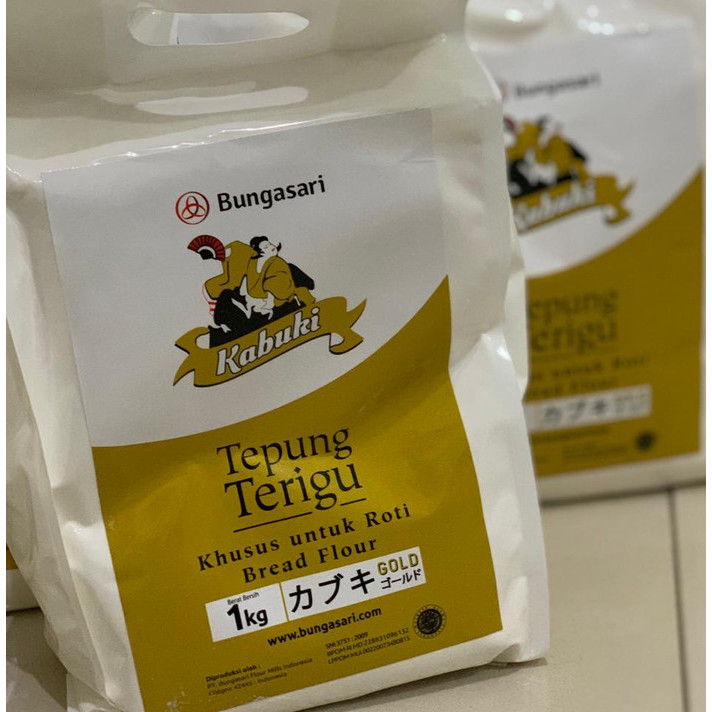 

KABUKI GOLD Tepung Terigu Khusus untuk Roti 1 KG