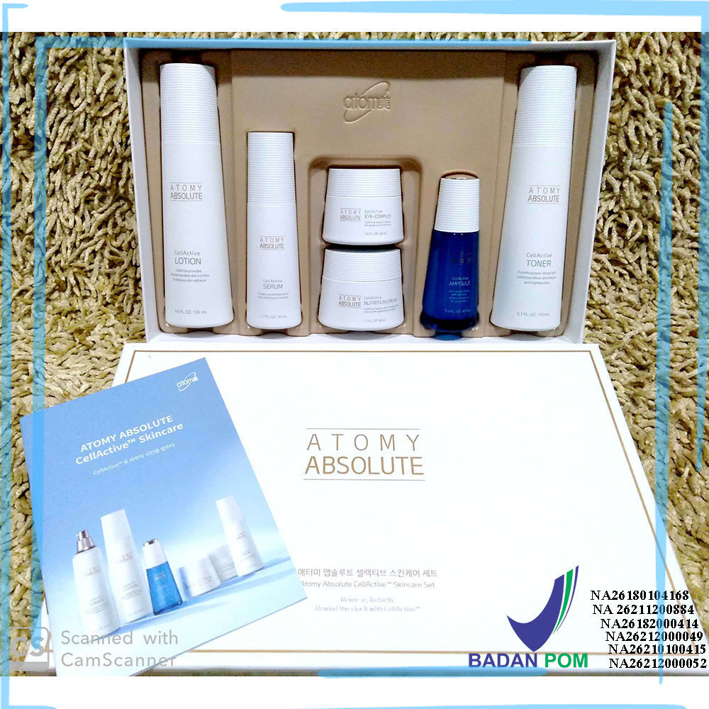 READY Atomy Absolute skincare SET | atomy Absolute set | ATOMY Absolute CELLACTIVE SKIN CARE SET | A