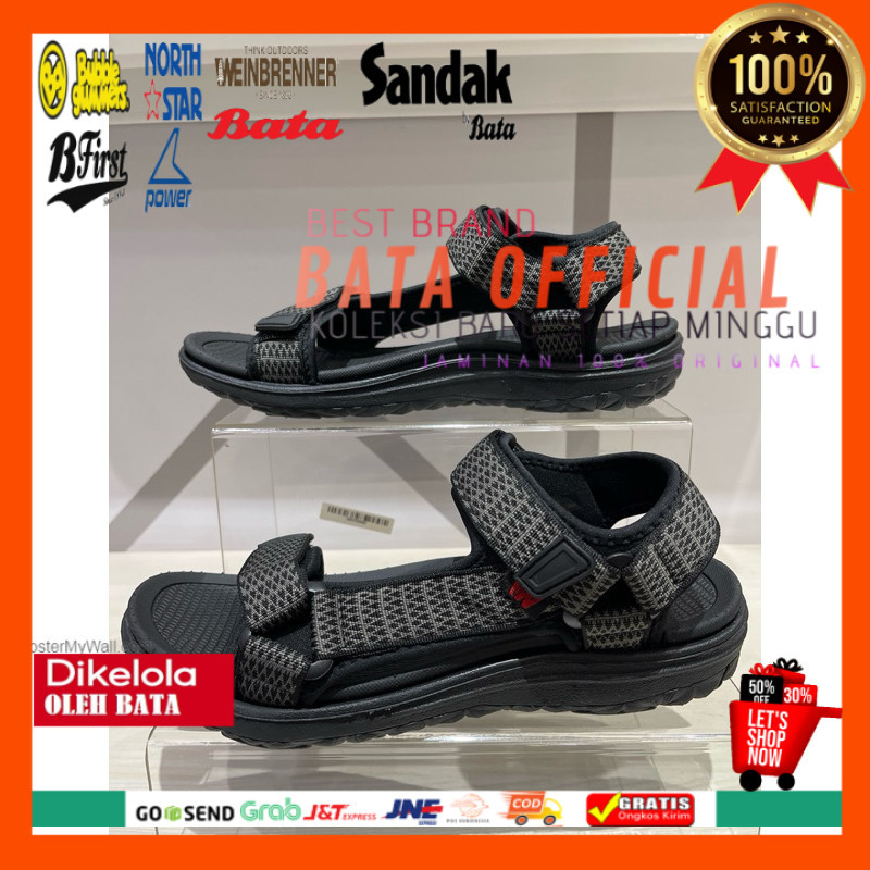 BATA Terbaru WEINBRENNER Men Outdoor Sandal Hurley - 8406058