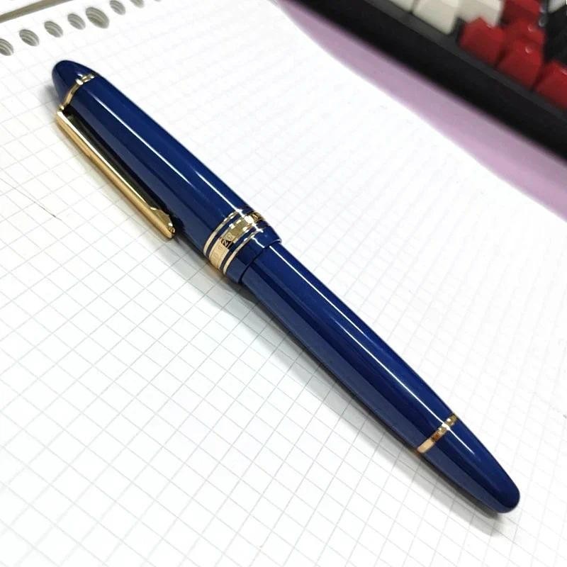 

Yongsheng Wingsung 629 Piston Filling Fountain Pen Iridium Gold EF F Nib Black Dark Blue Resin Writing Ink Pens High Quality