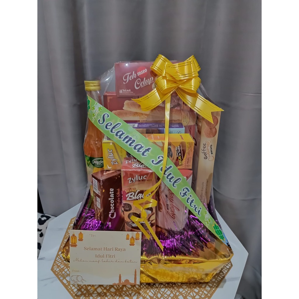 

B.BISKITOP - PARSEL PAKET A HAMPERS LEBARAN MURAH PARSEL NATAL IMLEK LEBARAN TANGERANG