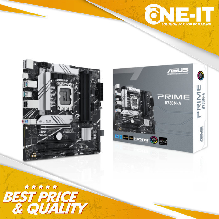 Motherboard ASUS PRIME B760M-A Intel B760 LGA 1700 mATX DDR5
