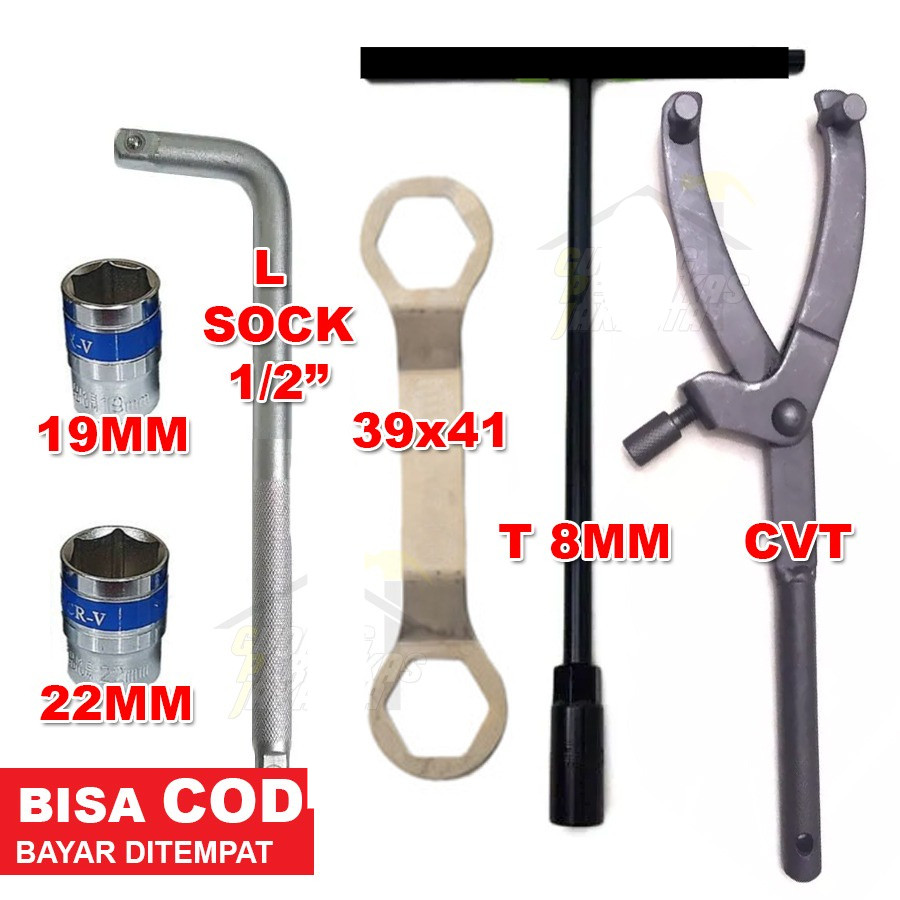 AMTECH PAKET CVT / KUNCI CVT LENGKAP / KUNCI CVT / TREKER CVT PALING LENGKAP / ALAT BUKA CVT / ALAT 