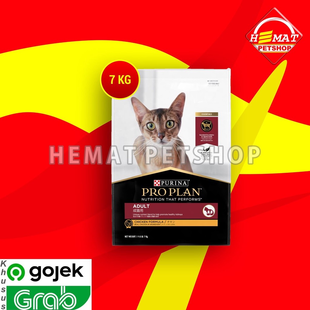 [GOSEND] Makanan Kucing Pro Plan Adult Chicken 7 Kg / proplan 7kg