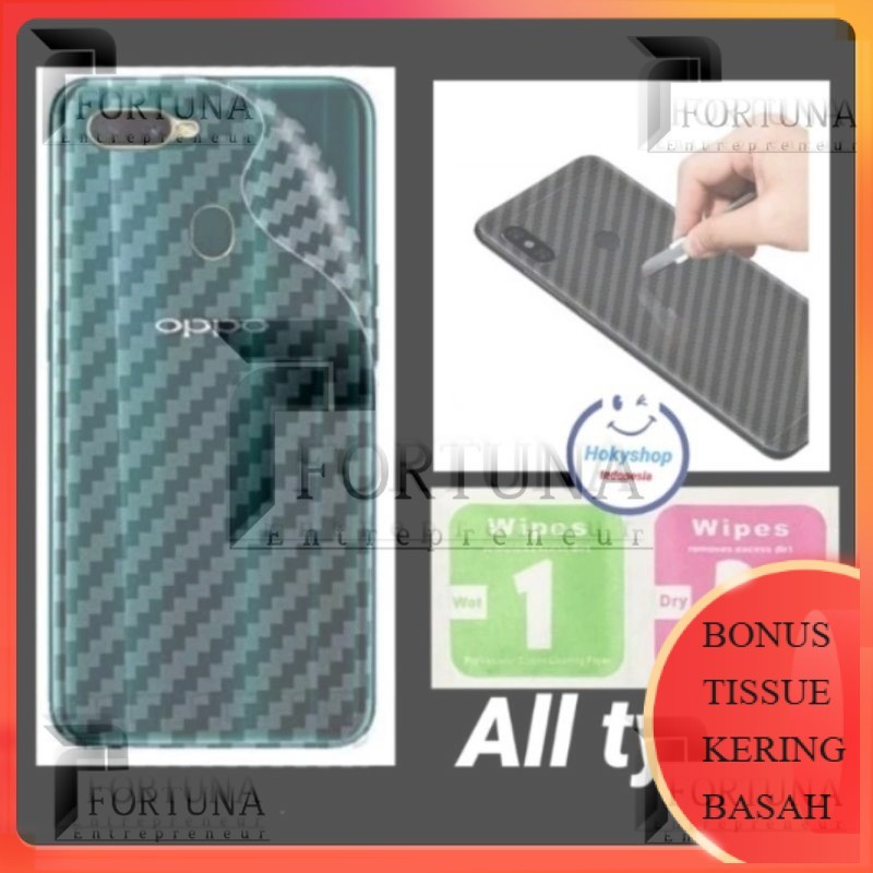 Anti Jamur skin carbon hp OPPO A39 garskin anti jamur pelindung belakang hp