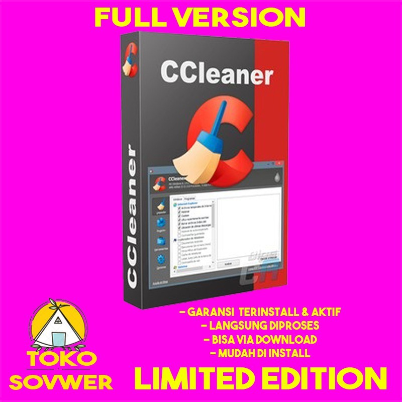 [GARANSI] CCleaner Pro 5 Utility Software LIFETIME FULL VERSION