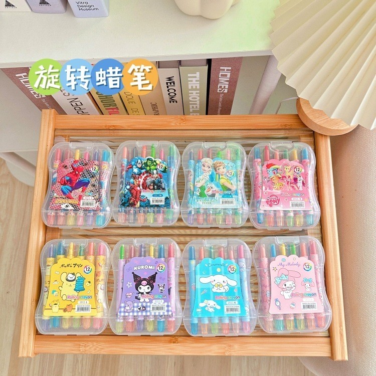 

(Kakabicam) Crayon Premium Characters (Kuromi, Pompurin, Labubu)