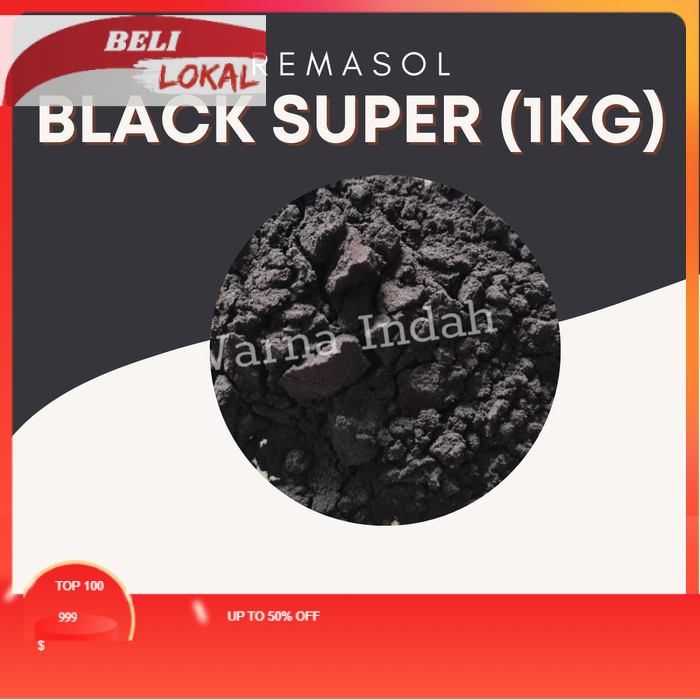 

BUBUK PEWARNA KAIN PEWARNA BATIK / PEWARNA TEKSTIL REMASOL BLACK SUPER(Hitam Pekat) 1/2KG - BLKSP 250GR