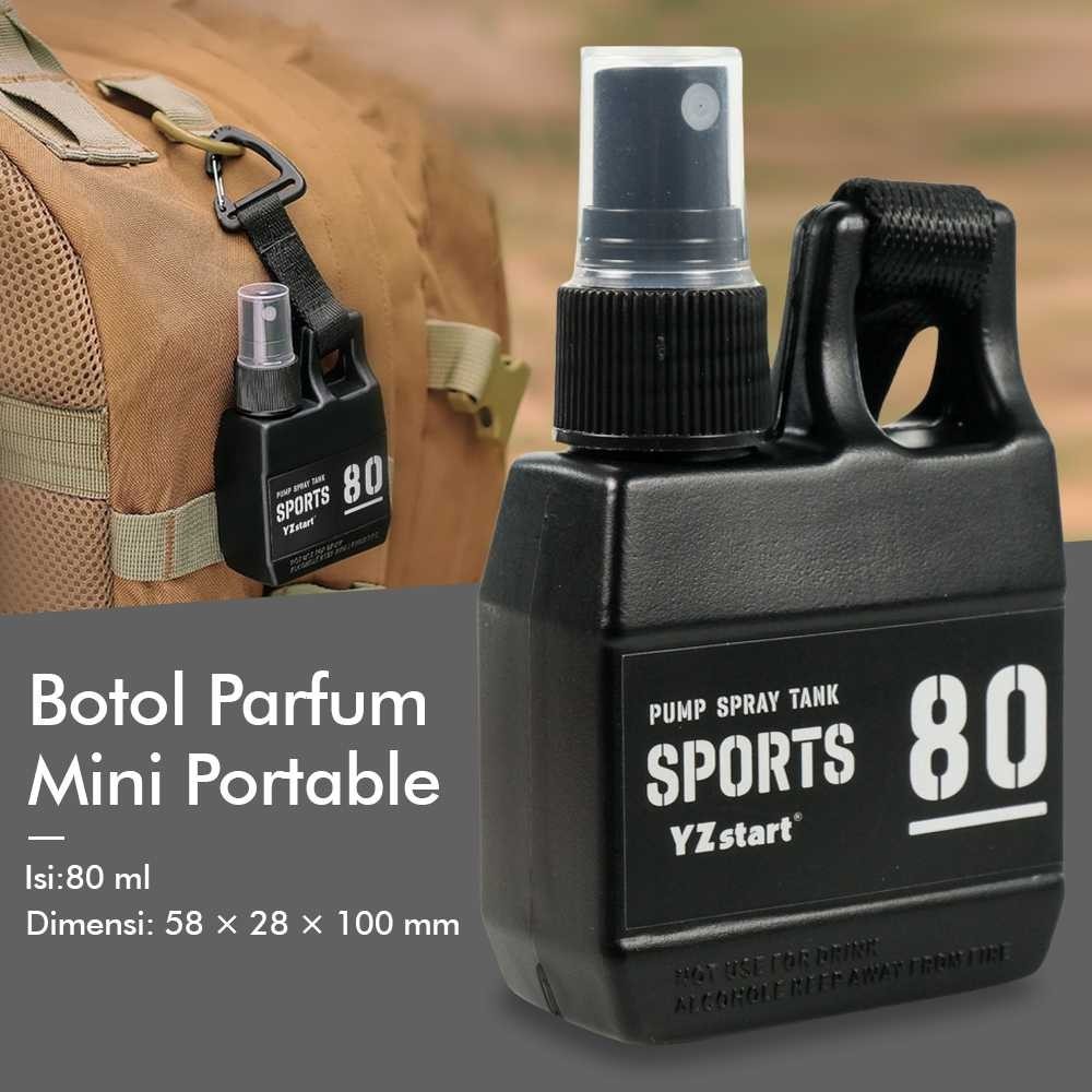 

YZstart Botol Parfum Mini Travel Camping Portable Refill Spray 80ml - ATMC1