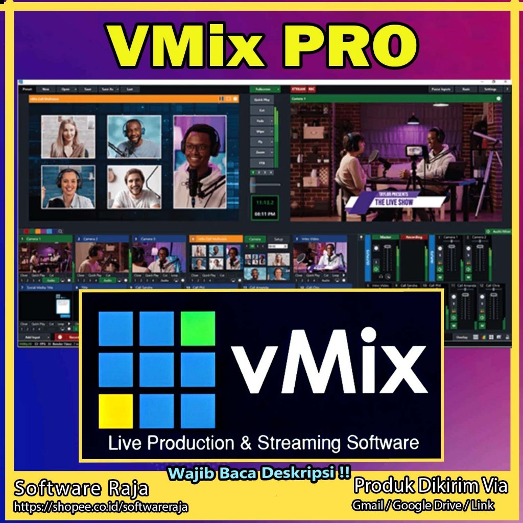 vMix Pro HD 26 Terbaru Full Version Lifetime Software PC