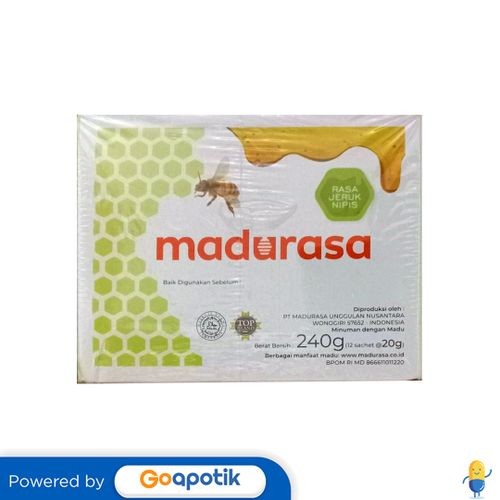 

Madurasa Jeruk Nipis 240 Gram Box 12 Sachet