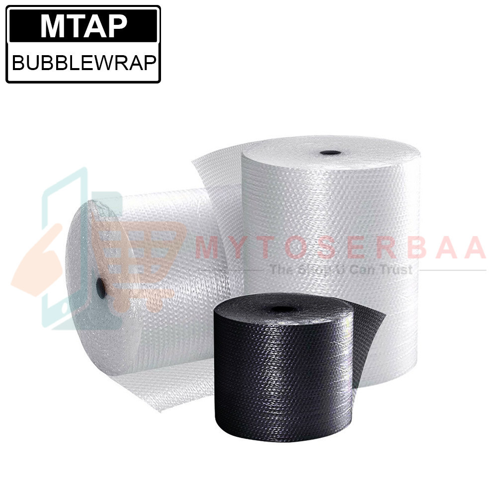 

Bubble Wrap Packing Roll (25cmX5m) (28cmX5m) (40cmx5m) Hitam Bening Tebal - MY