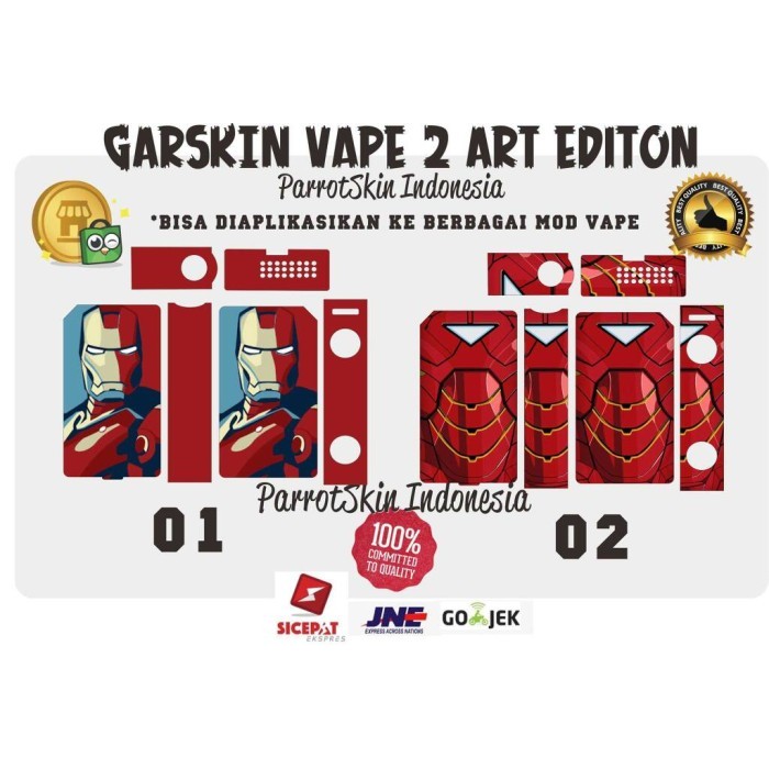 

GARSKIN VAPE tesla dagger evic tarrot dll