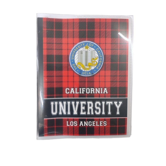

Binder Note Kiky Ukuran A5 Motif Ucla university Cover Bisa Dilepas