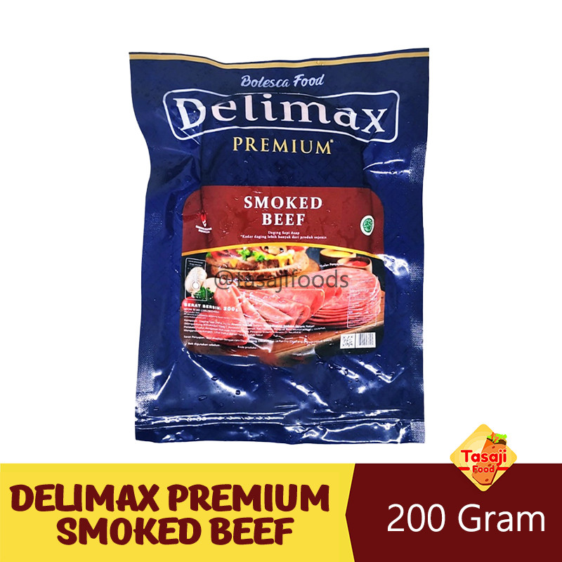 

Delimax Premium Smoked Beef 200gr Isi 10 Tazaj