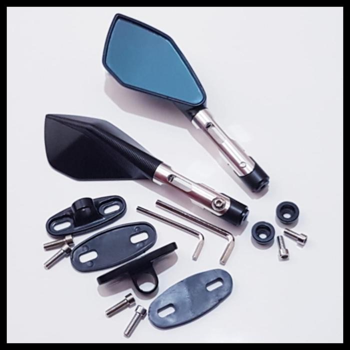 KACA SPION FEIRING VARIASI MOTOR NINJA/NINJA R RR 150/CBR 150/CBR 150R - Silver, Al size Feiring