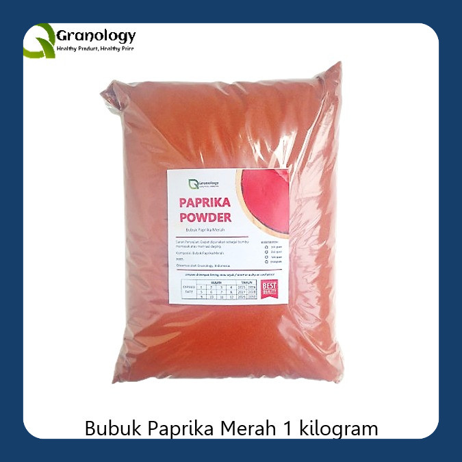 

Paprika Bubuk / Pure Bell Pepper Powder (1 kilogram) by Granology