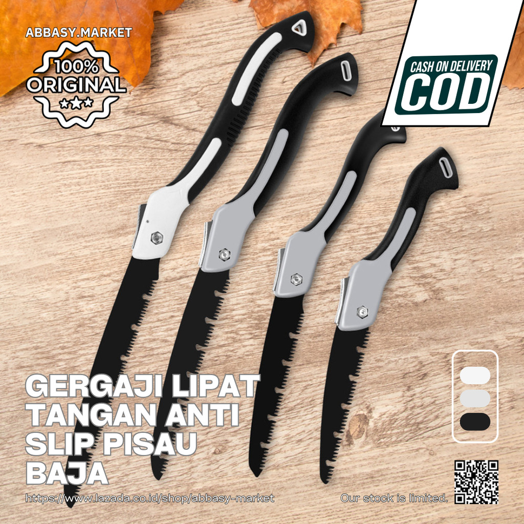 

Gergaji Tangan Lipat Bahan Baja Anti Slip Multiguna