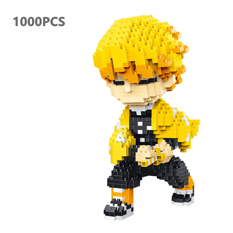 Hot Anime Demon Slayer Building Blocks Kimetsu No Yaiba Kamado Tanjirou Nezuko Zenitsu Kyoujurou Blo