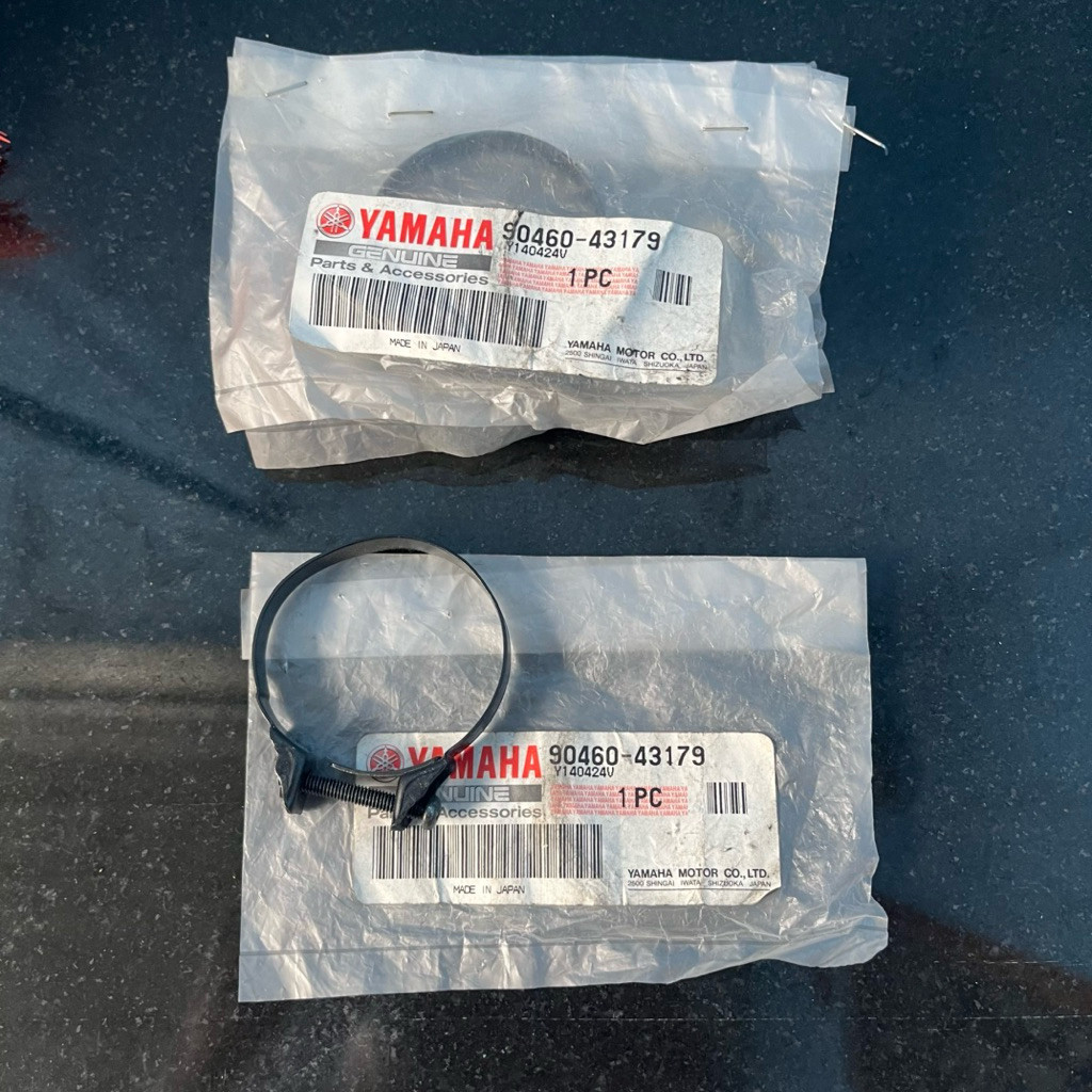 klem kleman karbu Yamaha RXk Rx king Mio nouvo Original Yamaha japan Nos.